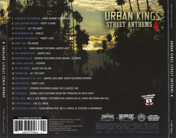 Urban Kings Street Anthems 4 Chicano Rap